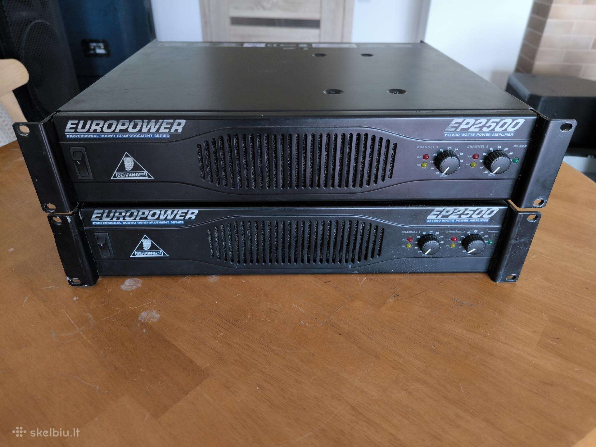 Garso stiprintuvai Behringer ep 2500