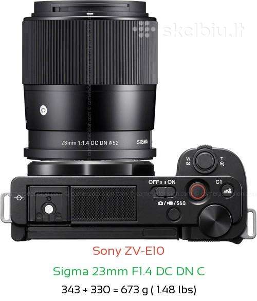 Sony Zv-e10 + objektyvai. Super komplektas