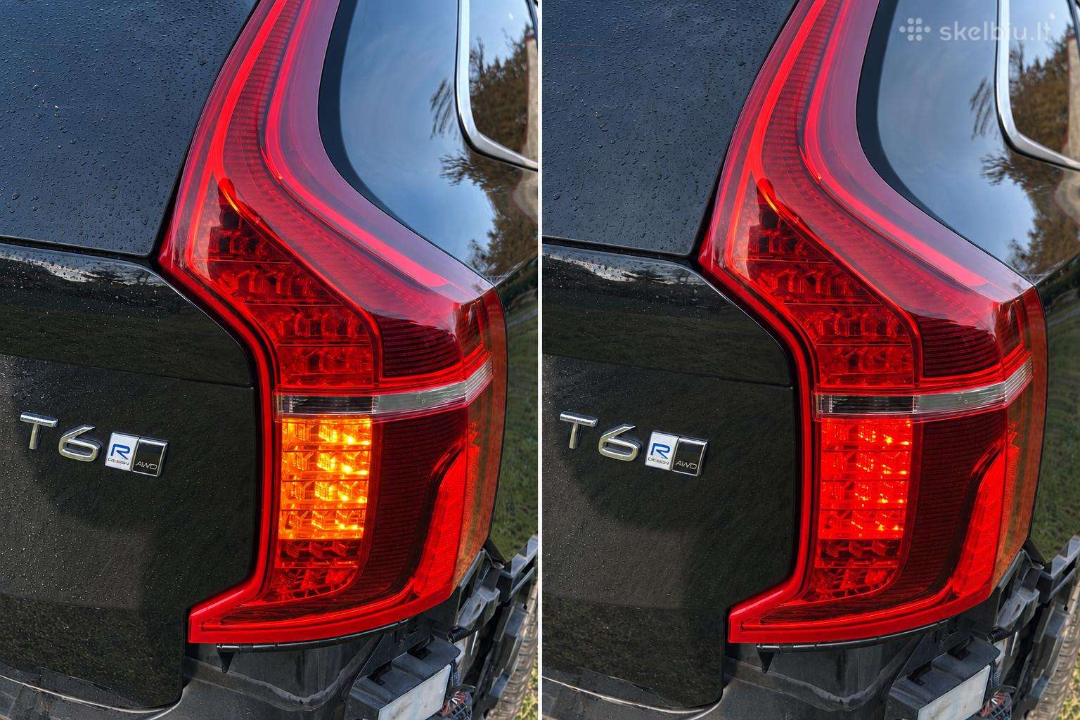Volvo xc90/60 galinių žibintų Europinimas