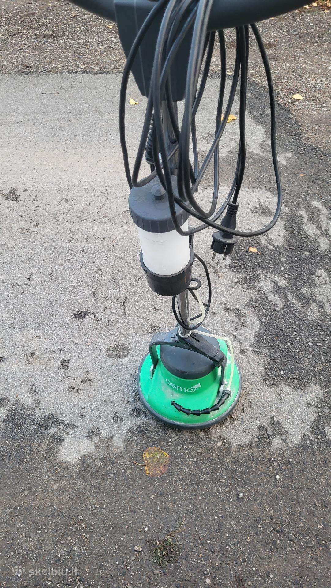 Grindų valymo poliravino aparatas