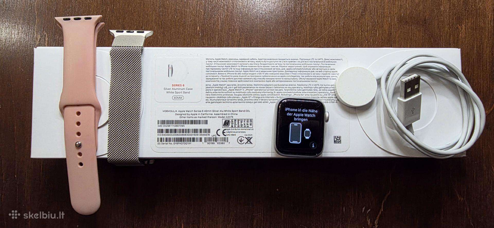 Apple Watch 6 40 mm GPS + Cellular (Lte)