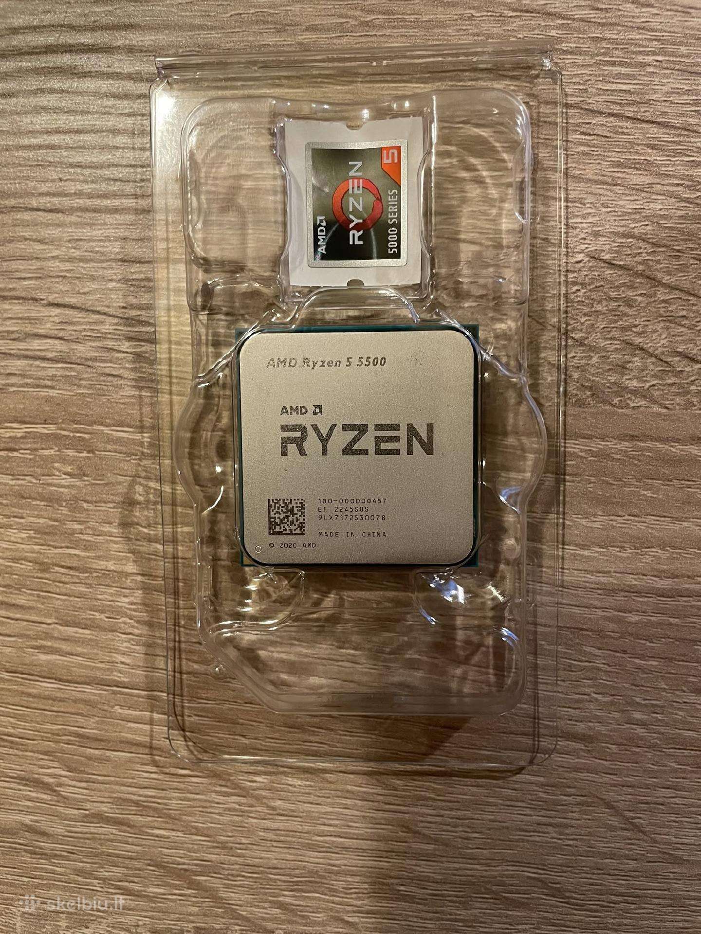 Ryzen 5 5500 cpu Box su Amd cooleriu