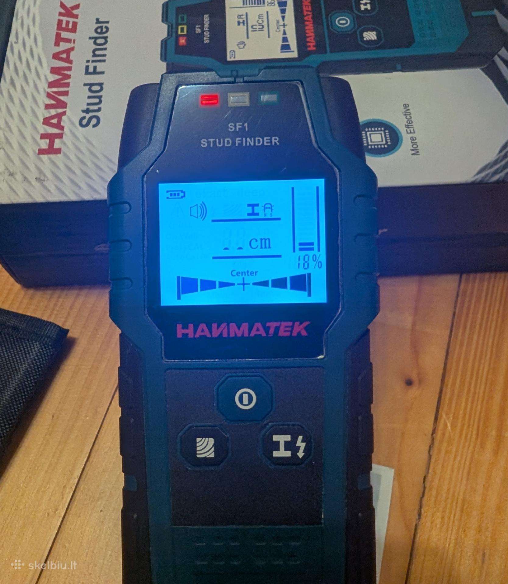 Sienų detektorius Hanmatek Sf1 Laidų/metalo/medzio