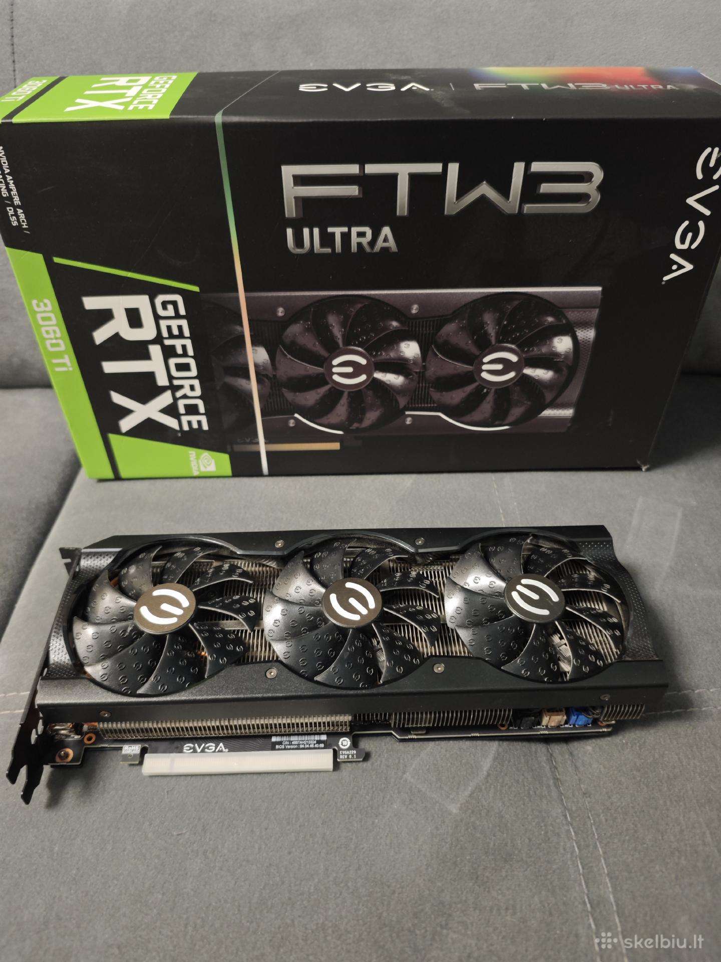 Vaizdo plokštė Evga Geforce Rtx 3060 Ti