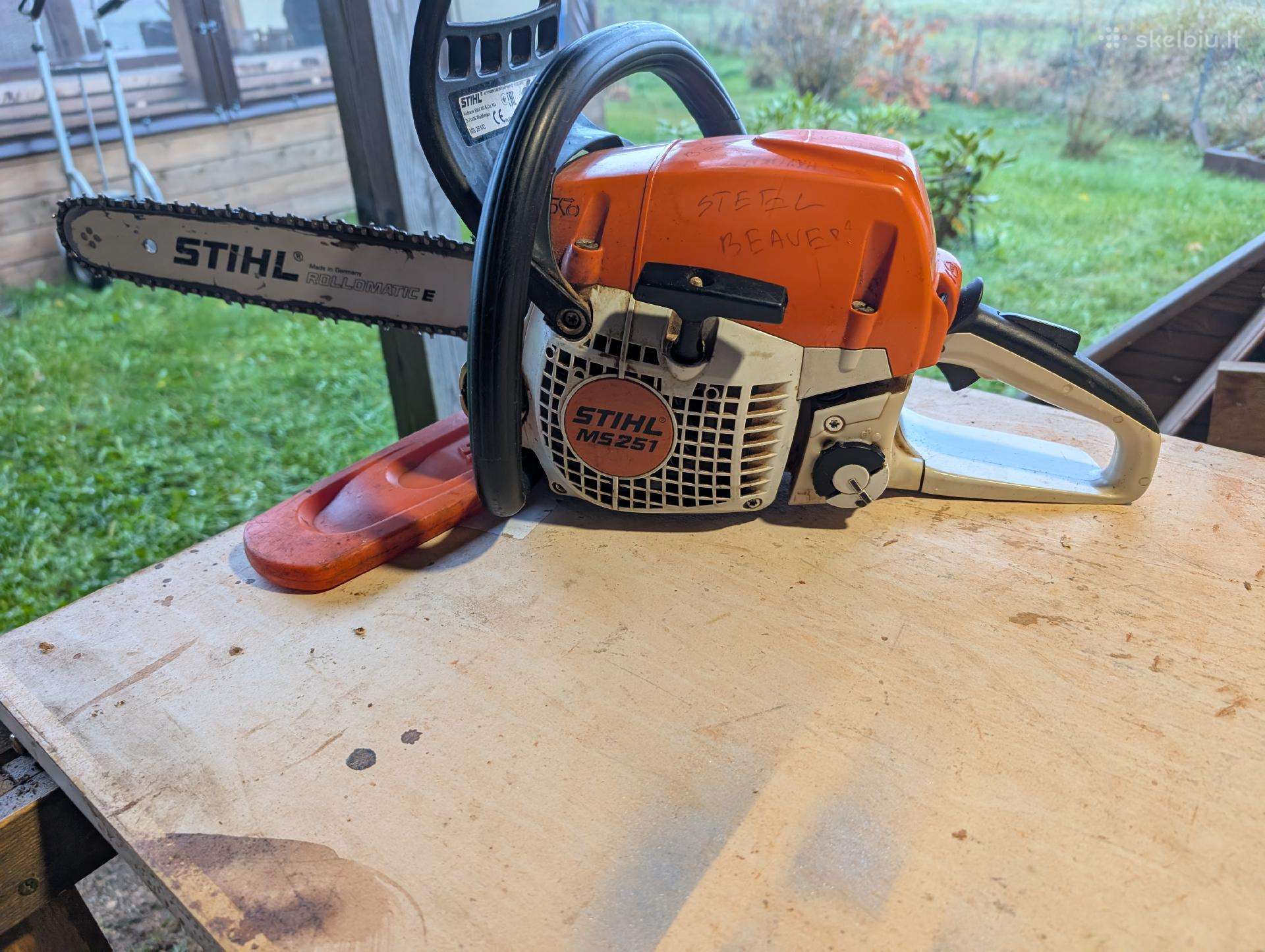 Parduodamas benzininis pjūklas Stihl Ms 251