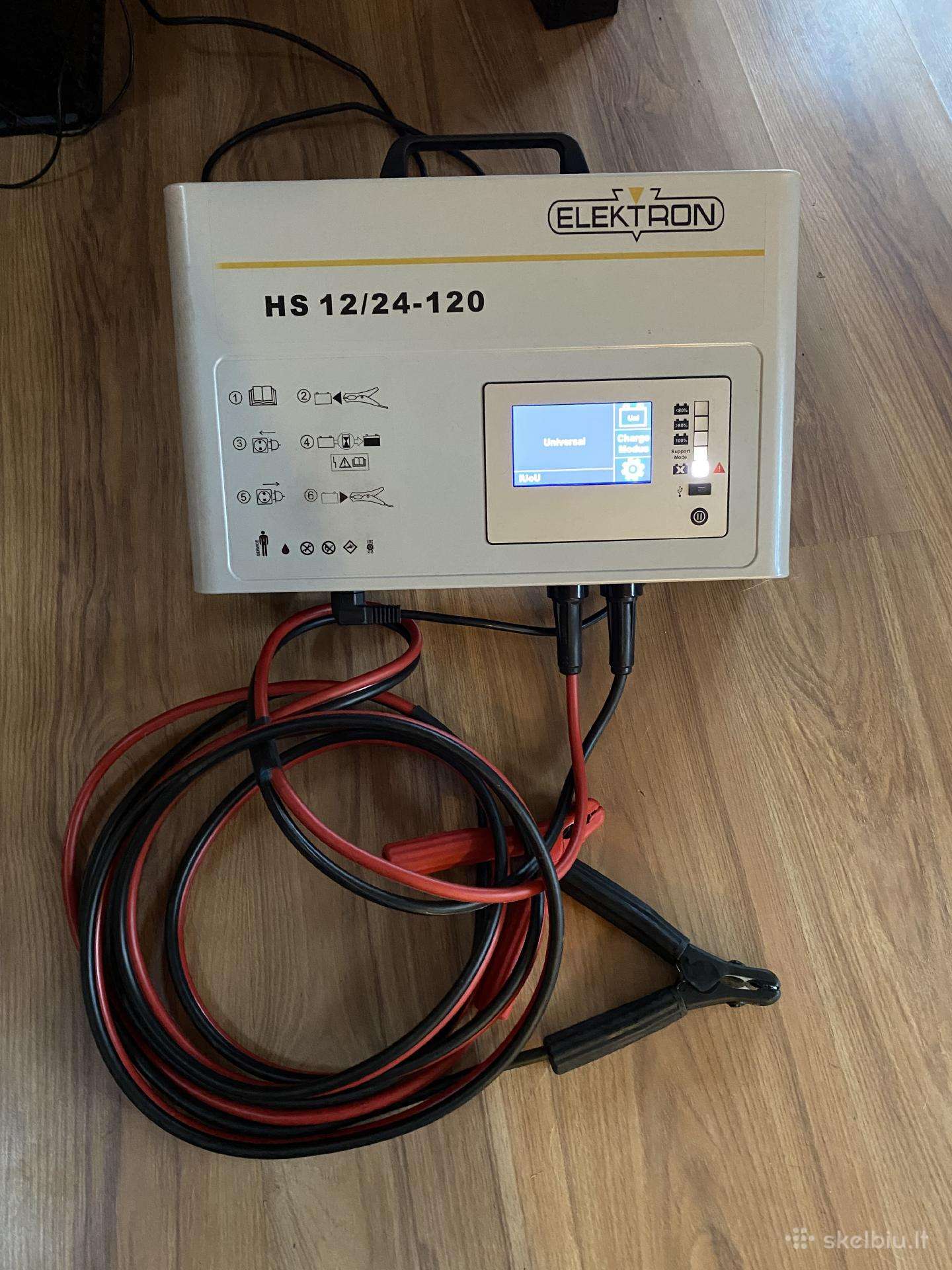 Įkroviklis Elektron Hs12/24-120, 120a, Vokietija