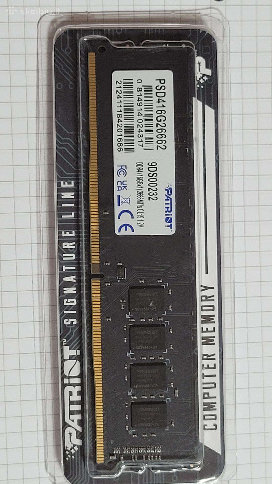 Patriot Signature Ddr4 16gb 2666mhz Cl19 Udimm