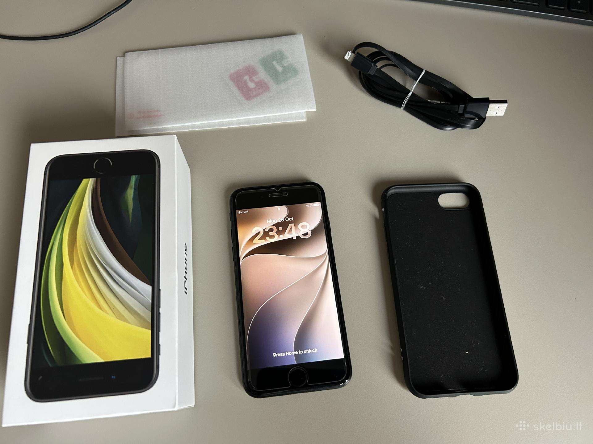 iPhone Se 2020, 64 GB, juodas