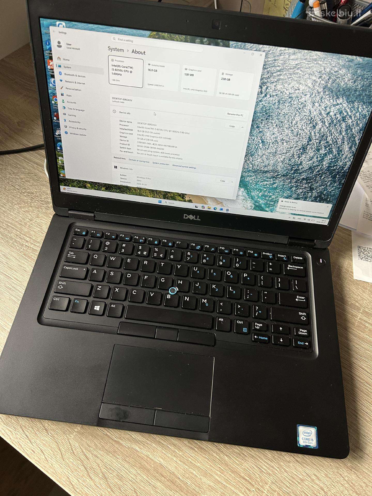 Dell Latitude 5490 – i5, 16 GB RAM, SSD