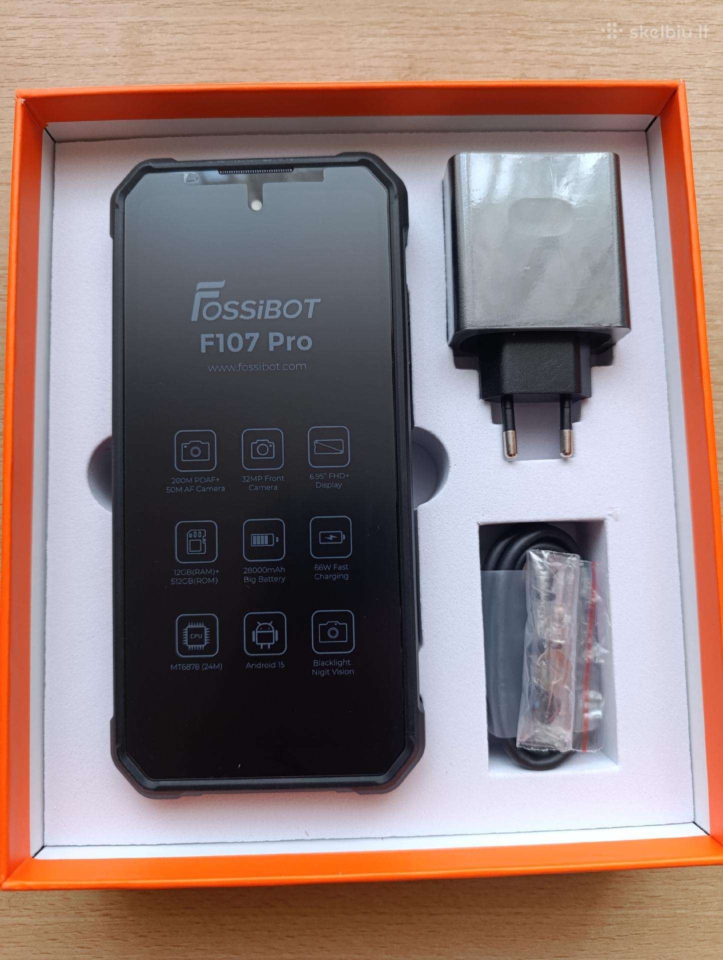 Naujas Išmanusis telefonas Fossibot F107 Pro