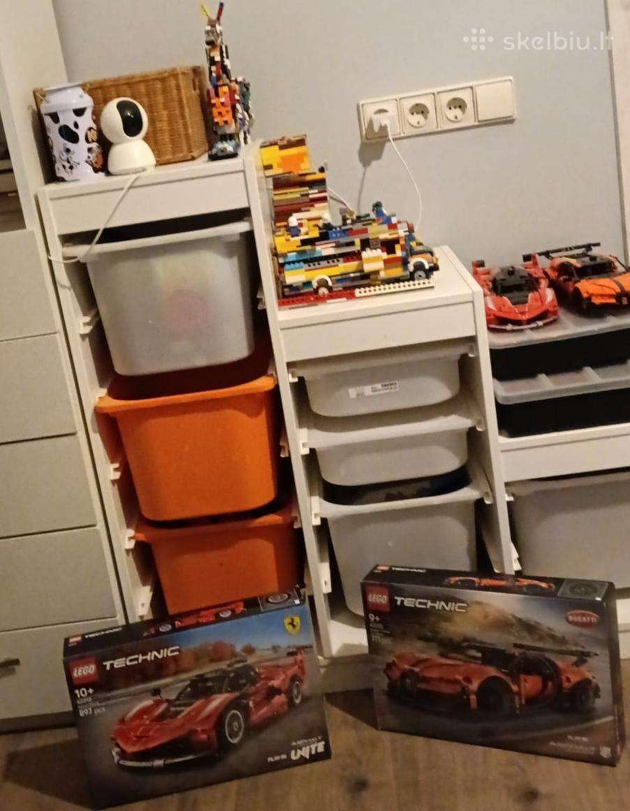 Lego +Vaikiška spintelė su daiktadėžėm