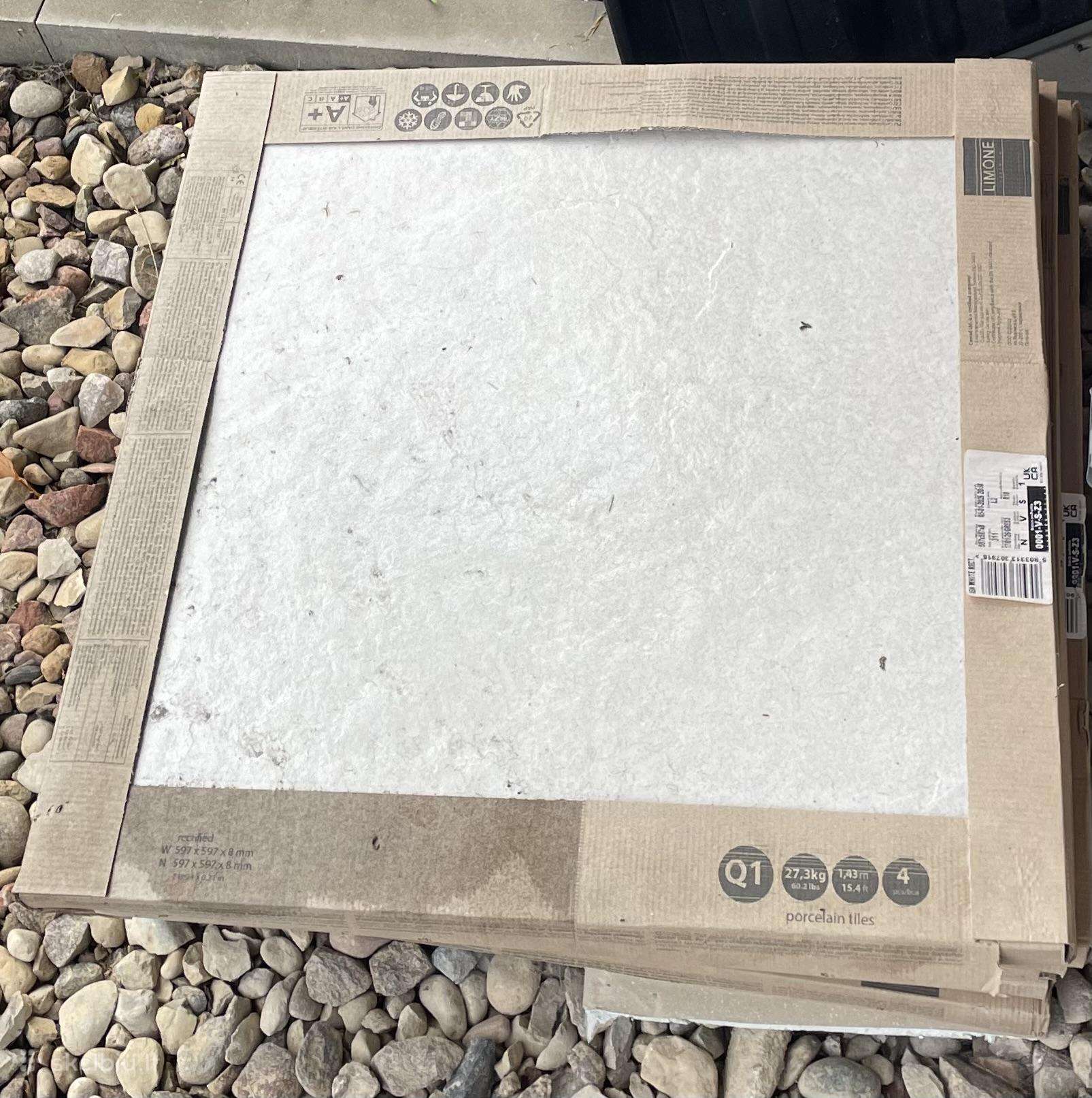 Ak. M. Plytelės Ash White 59,7x59,7x8