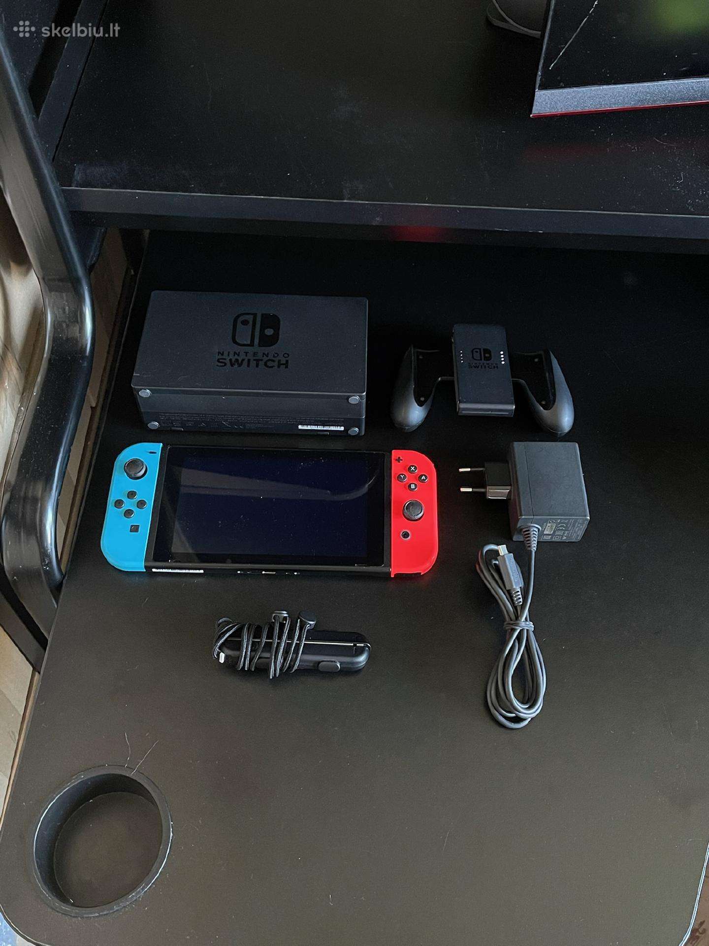 Nintendo Switch V2 32gb Neon Blue & Red