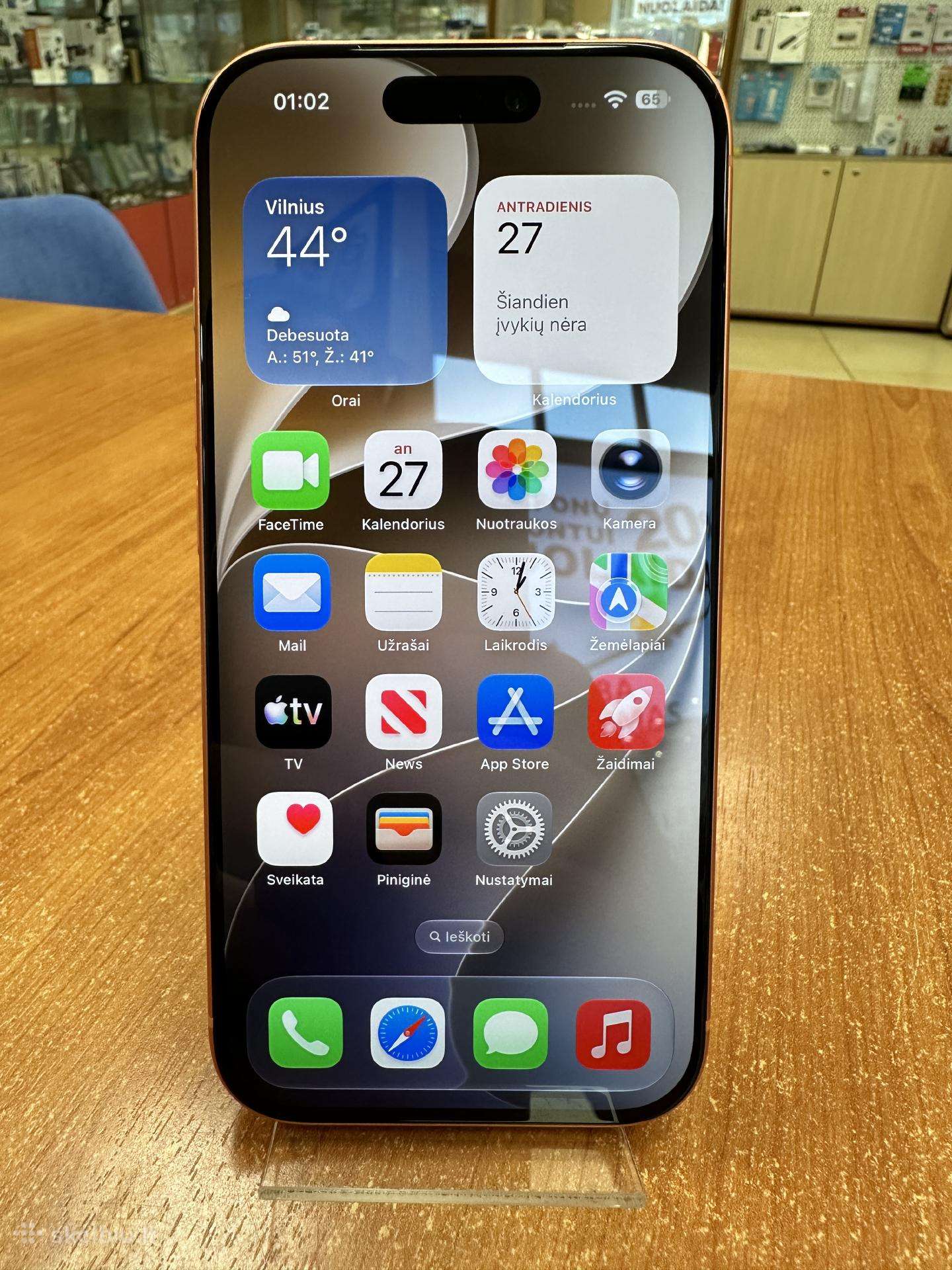 Apple iPhone 17 Pro 256 GB (Naudotas)