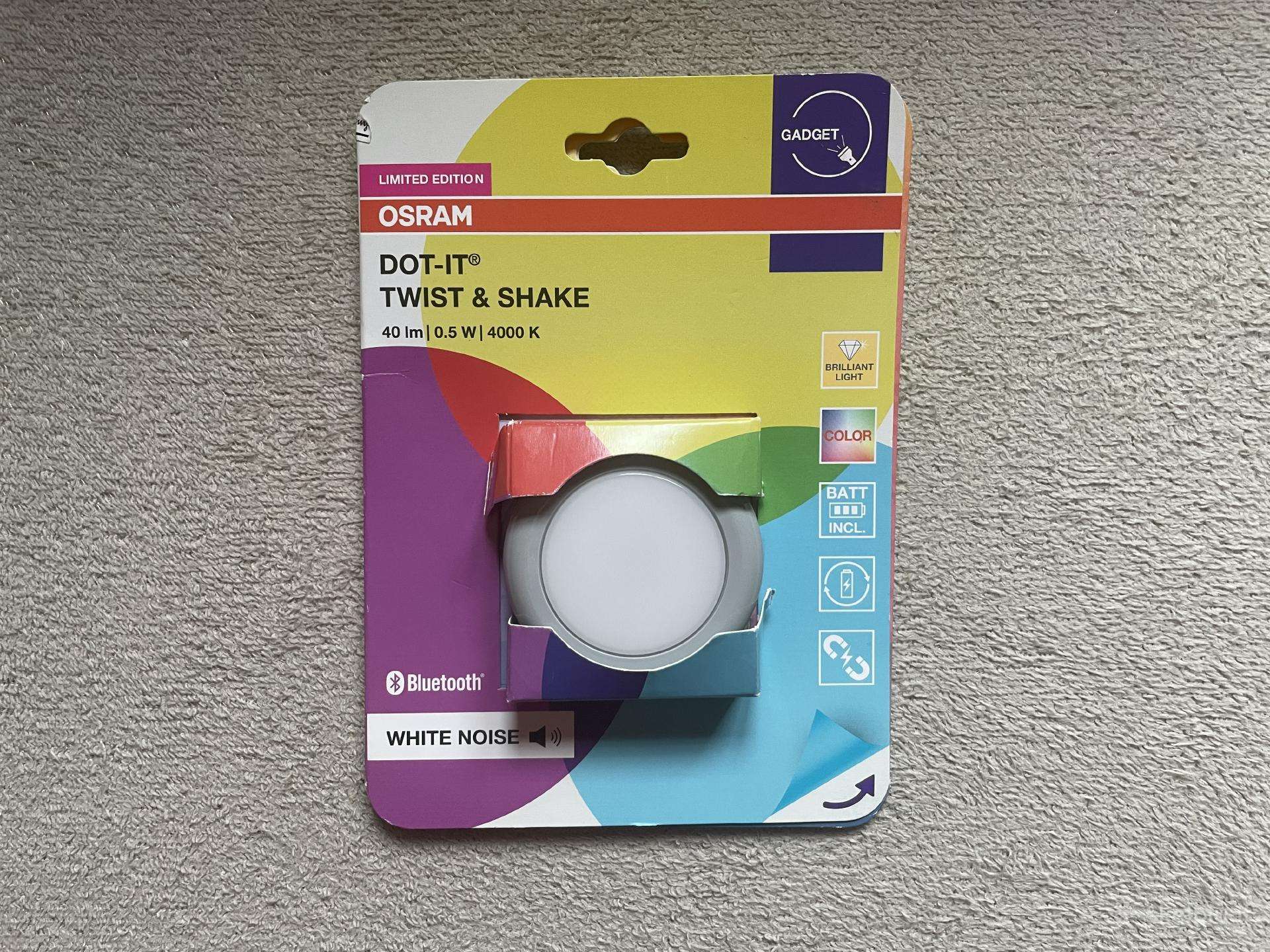Osram Dot-IT Twist & Shake išmanus LED šviestuvas