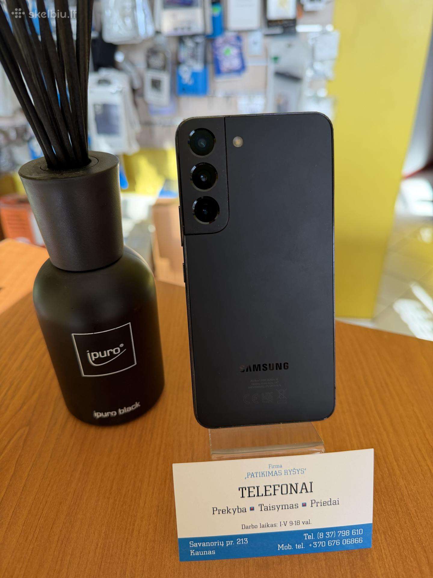 Samsung S22 Black 128gb Su Garantija