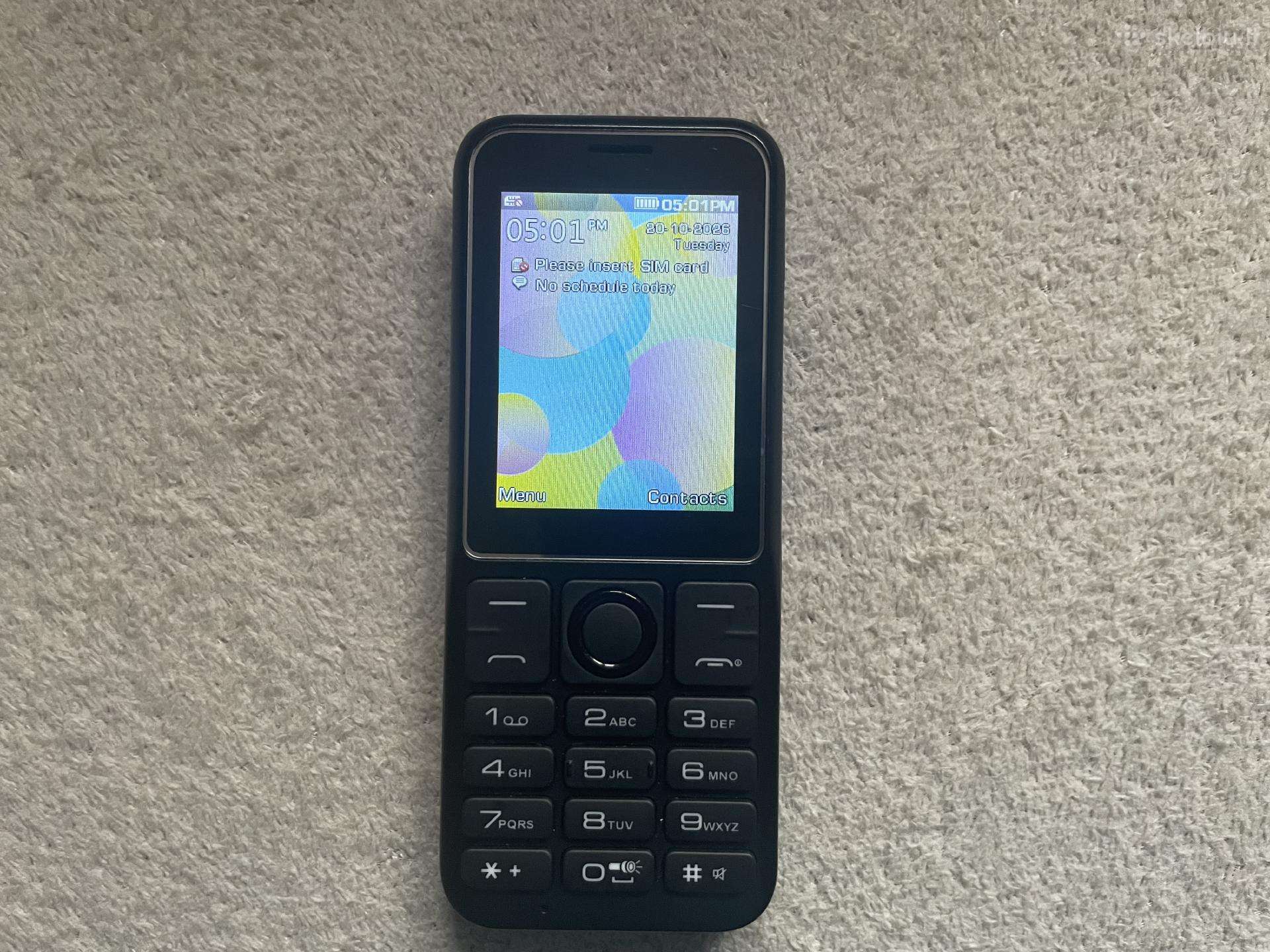 Imo Dash 4G mygtukinis 4G telefonas (juodas)