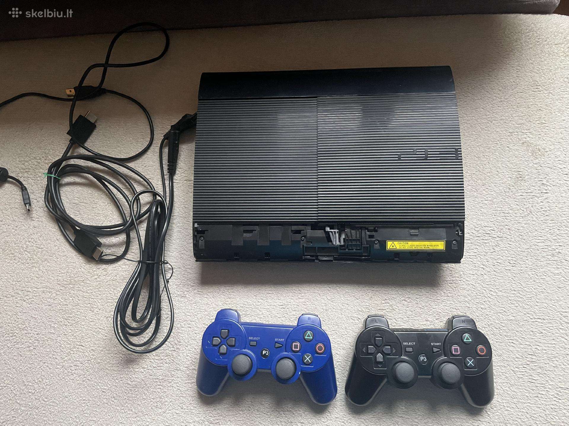 Sony Playstation 3 Super Slim 1tb HDD, 2 pulteliai