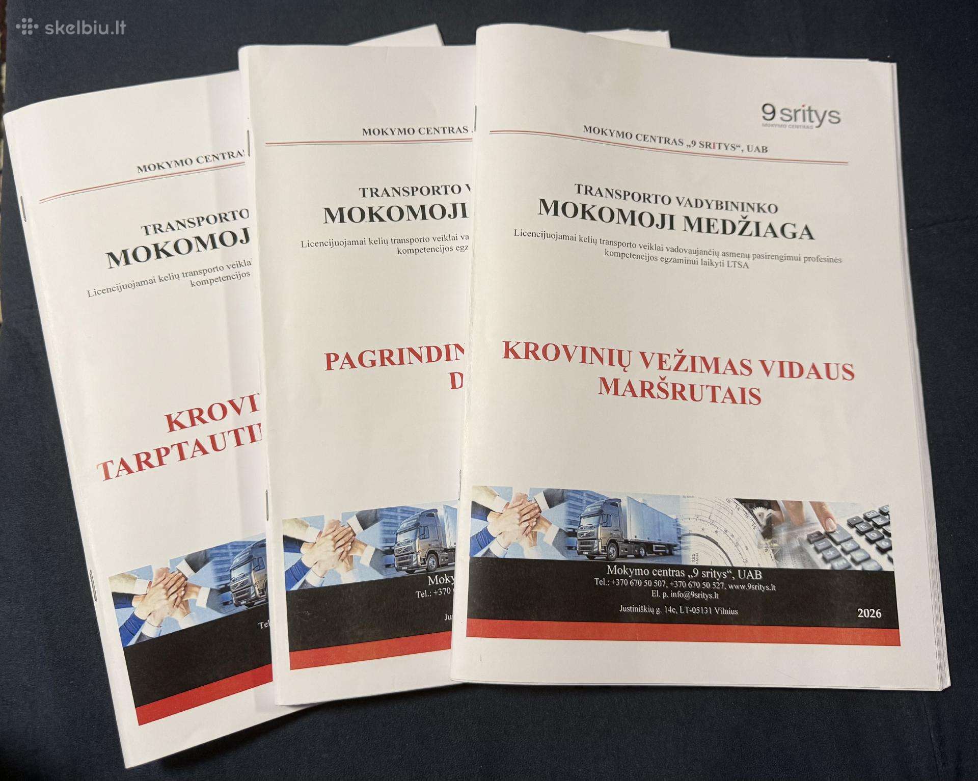 Nauja Transporto Vadybininko mokomoji medžiaga