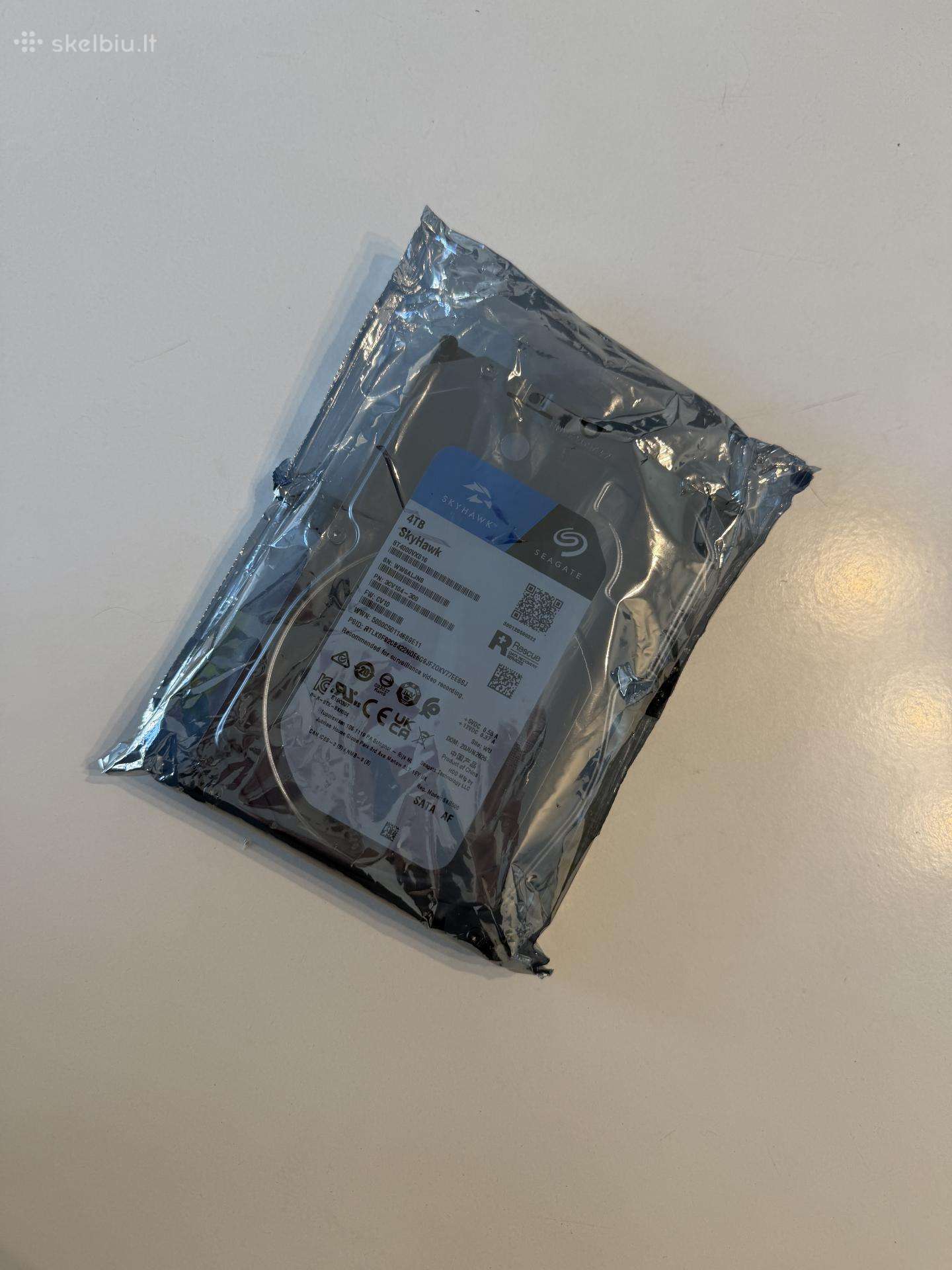 Kietasis diskas (HDD) Seagate Skyhawk, 3.5", 4 TB