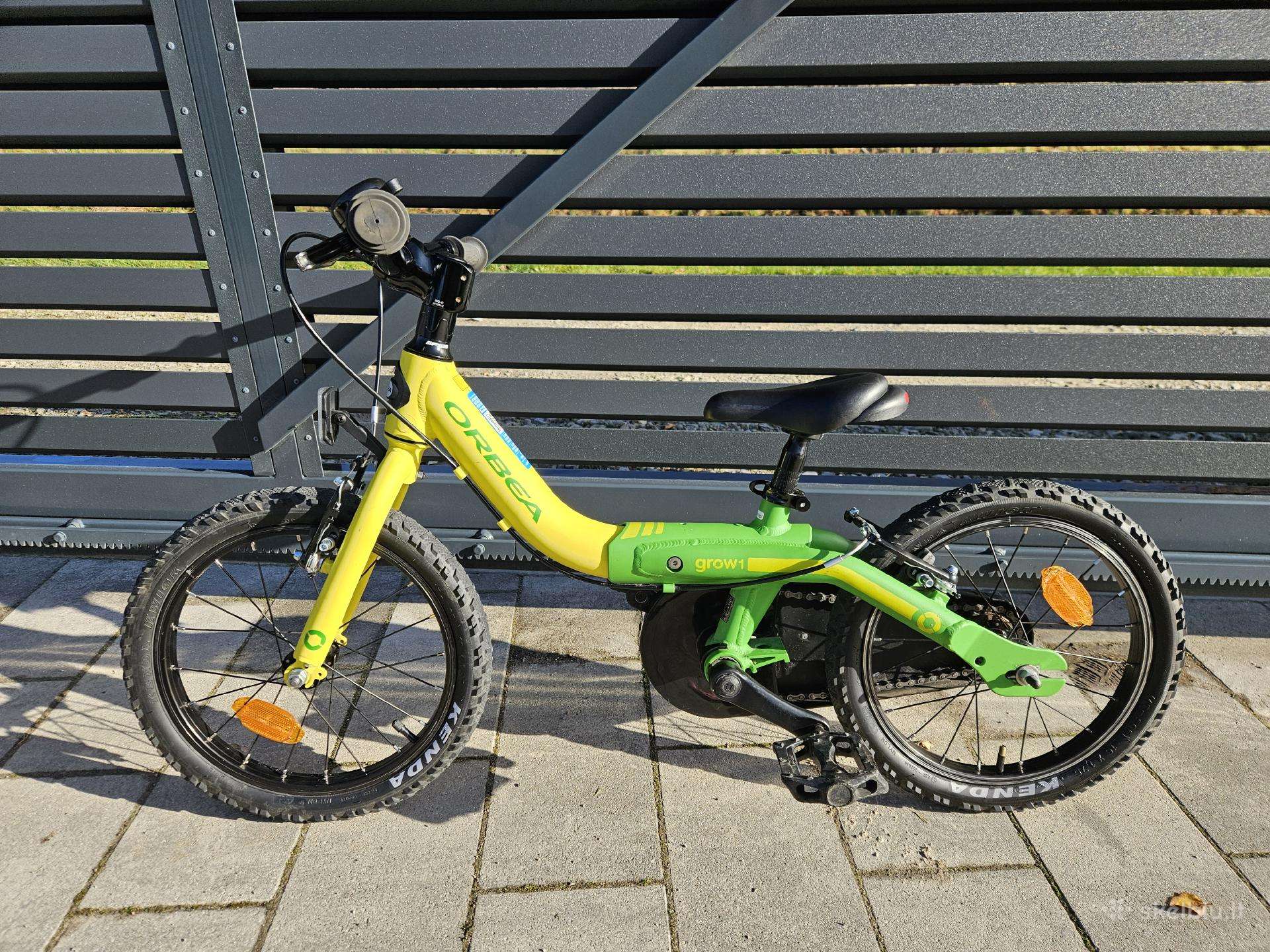 Vaikiškas dviratukas Orbea Grow 1, 16 colių ratai