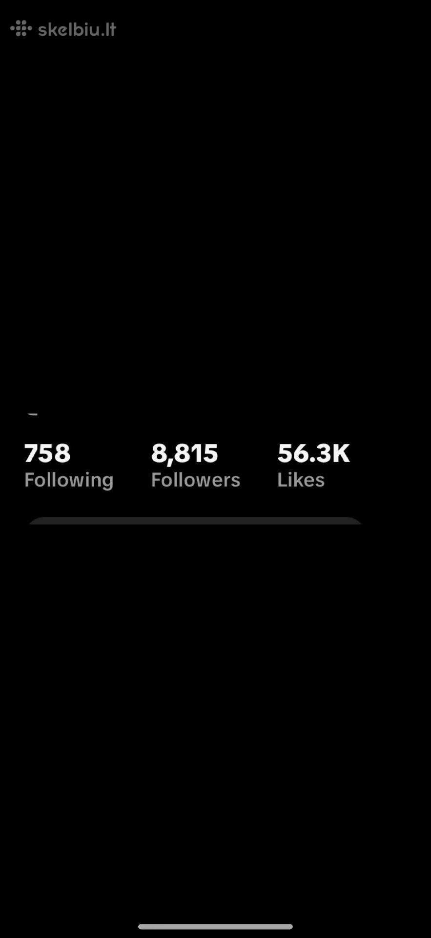 Parduodu lietuvišką Tiktok paskyrą, 8,8k sekėjų