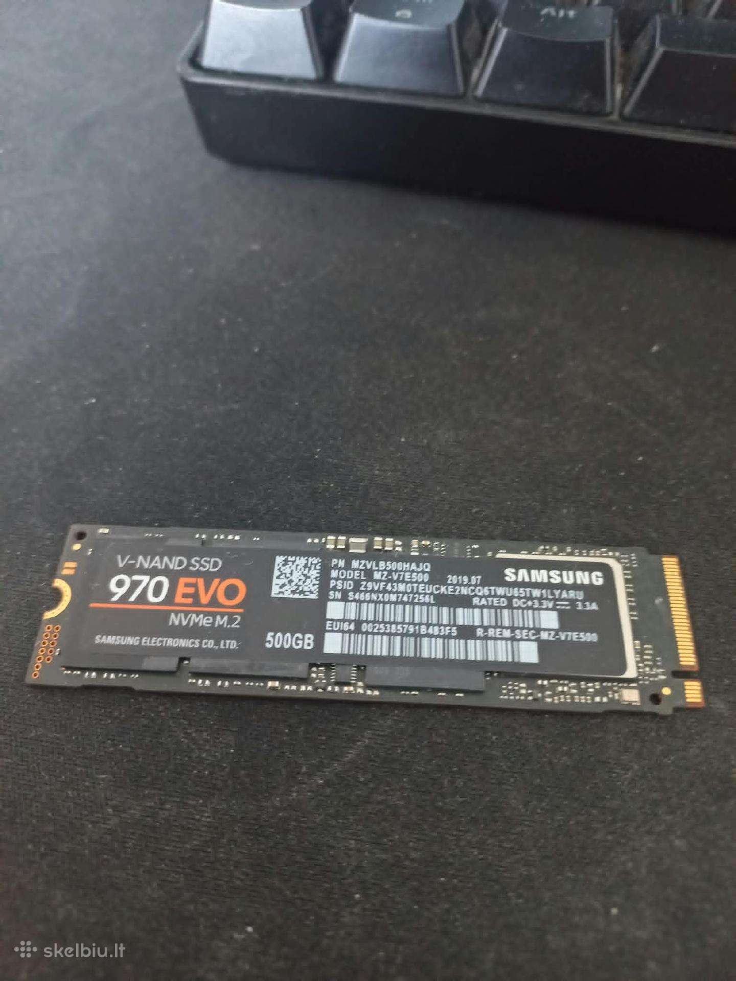 Samsung 970 EVO 500gb Nvme M.2 SSD