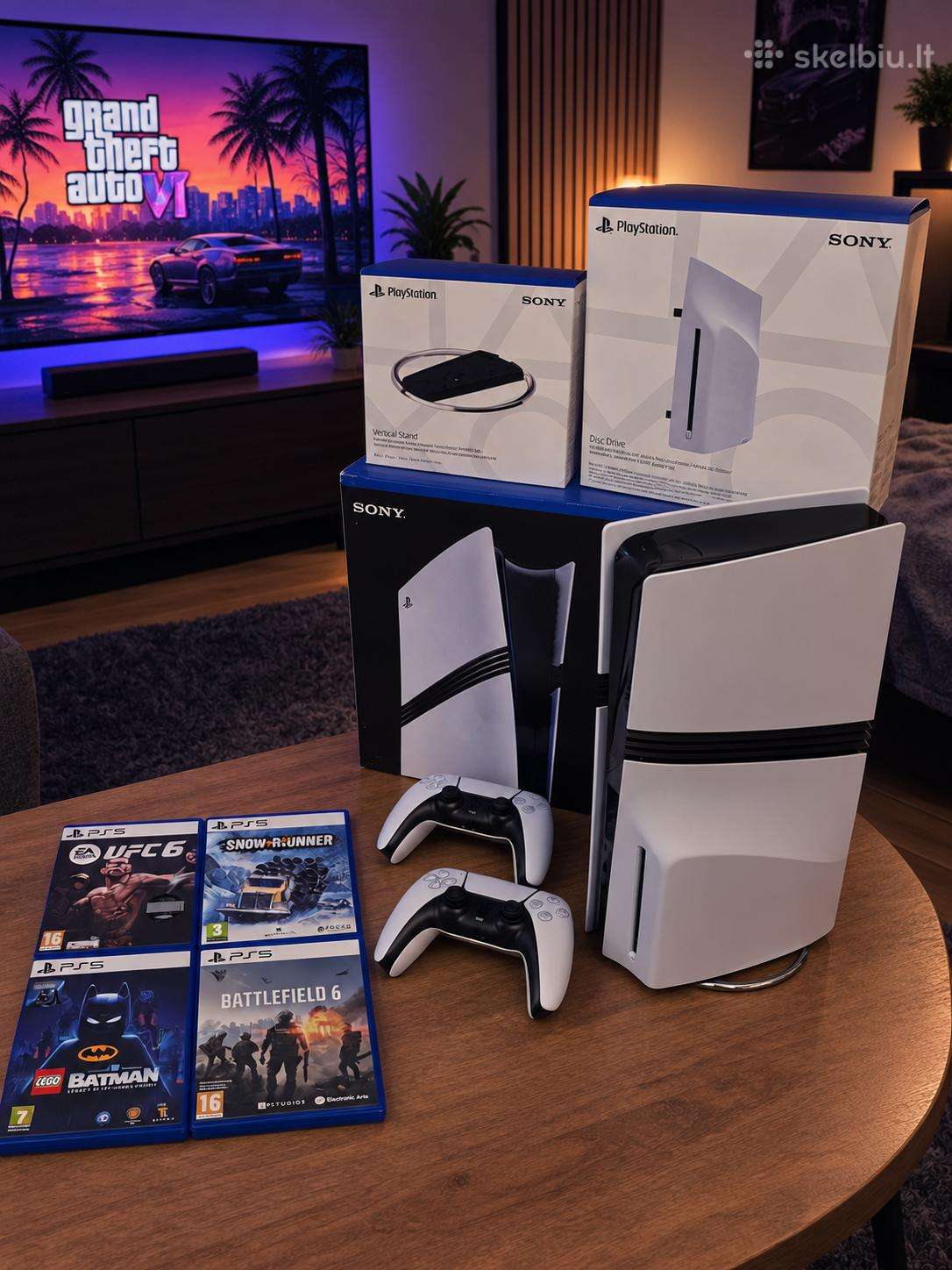 Playstation 5 Pro + Gta 6 + Garantija!