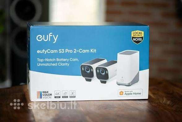 Eufycam S3 Pro 2 Kit Black+white Homebase S380