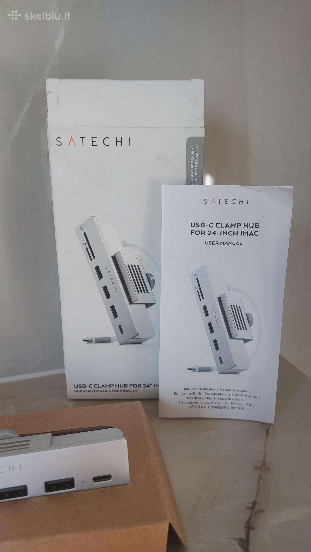 Naujas Satechi Usb-c adapteris / šakotuvas iMac