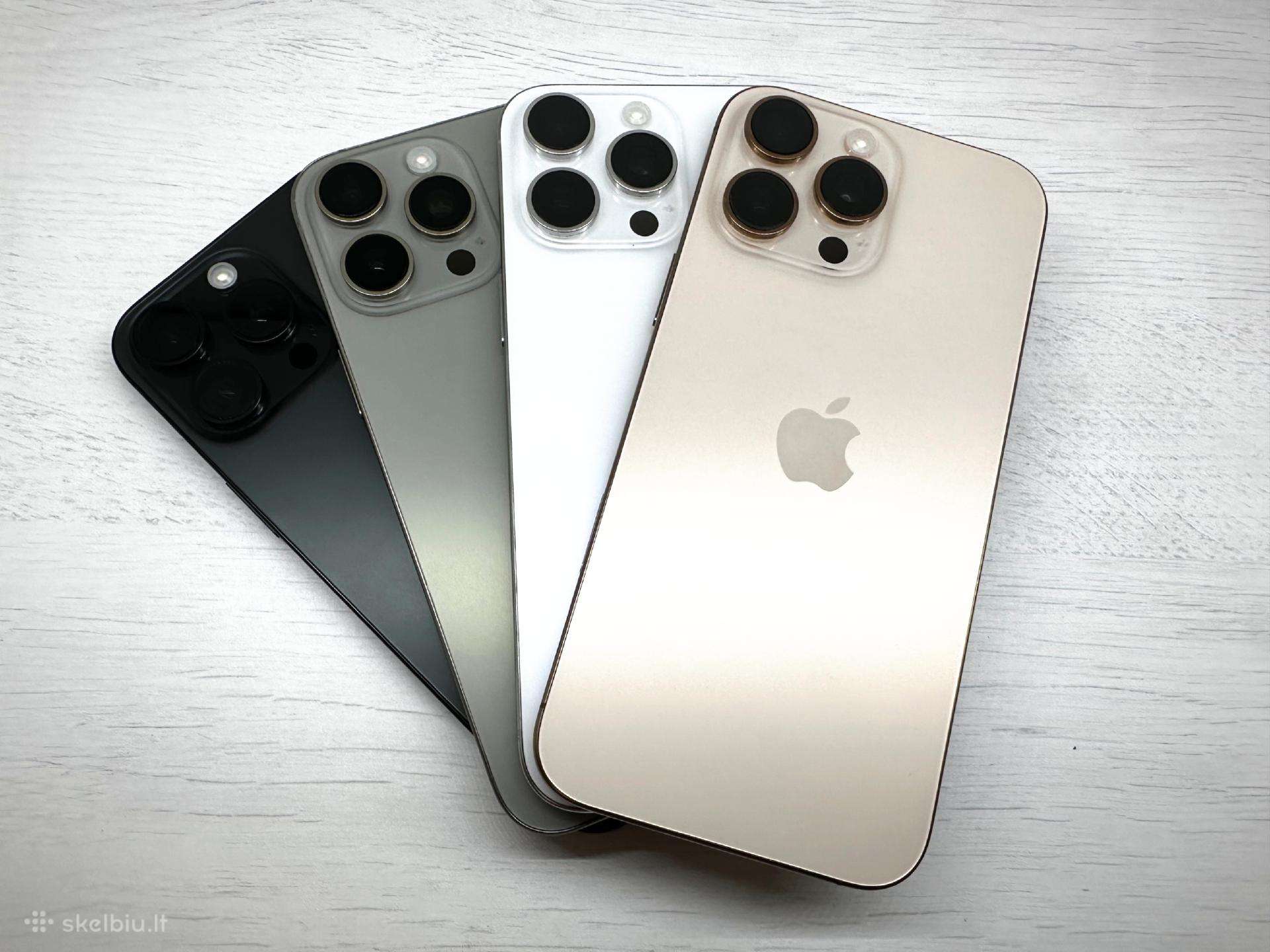 iPhone 16 Pro Max 256gb–1tb Garantija 180 D.