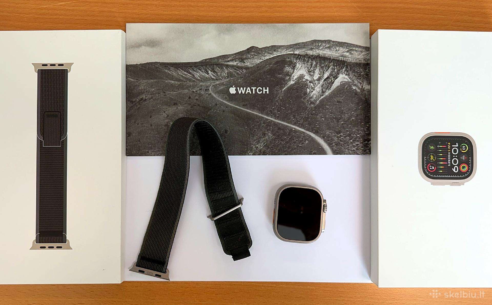 Apple Watch Ultra 2, 49 mm Pilna komplektacija