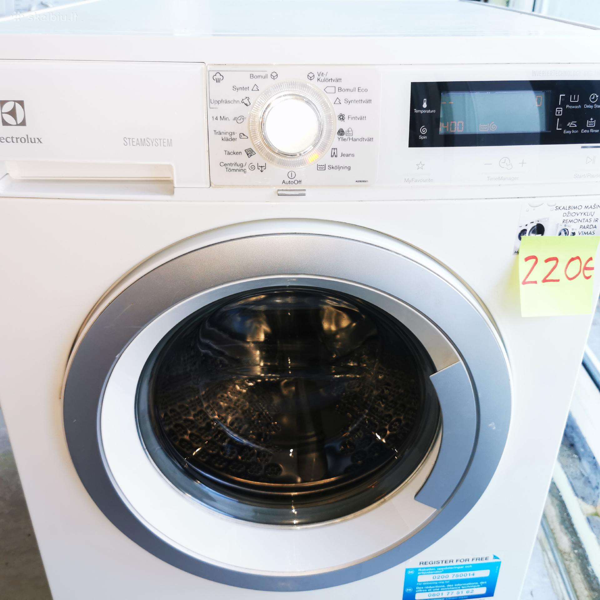 Skalbimo mašina Electrolux 8kg