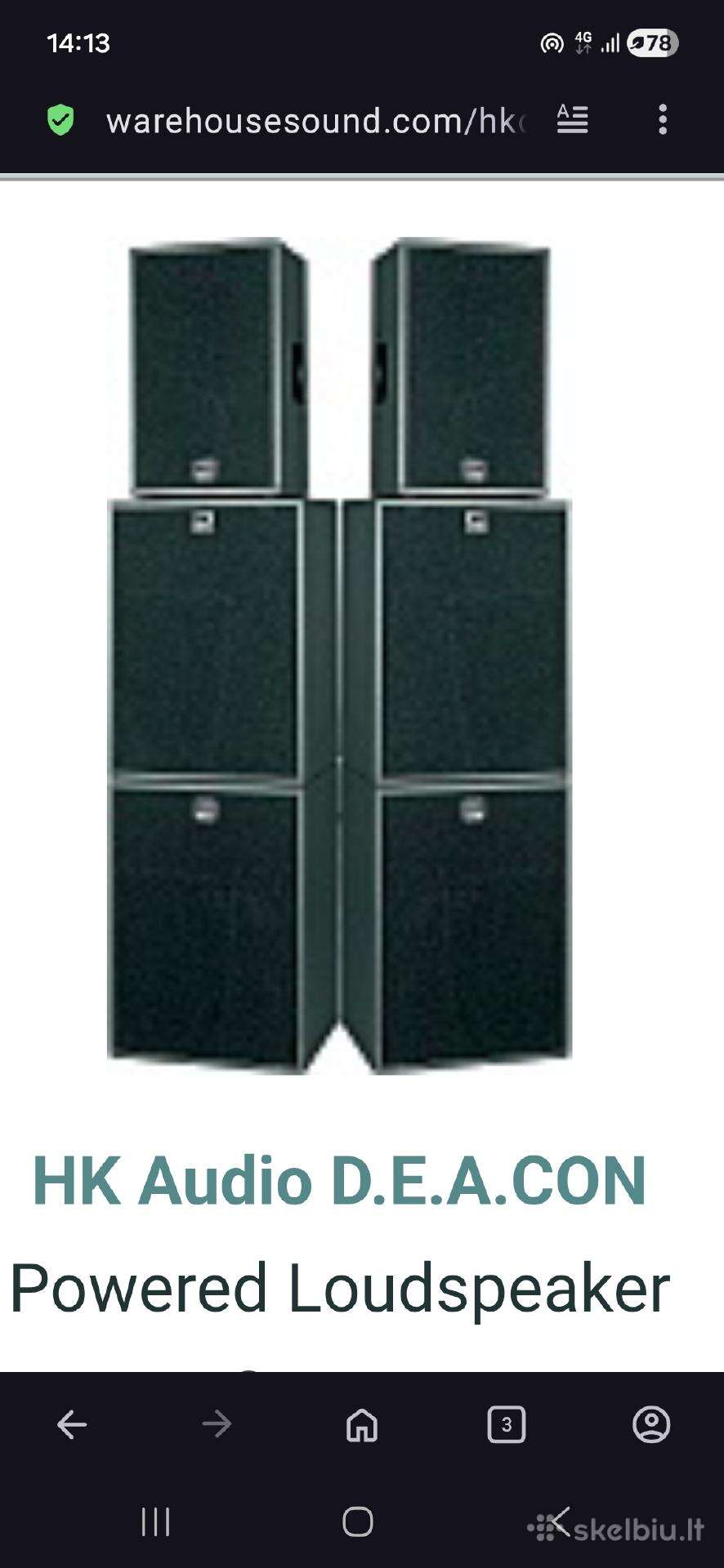 Garso sistema Hk audio Deacon 1800e