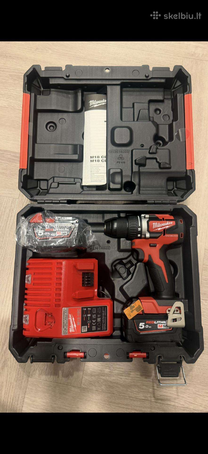 Milwaukee M18 pilnas komplektas