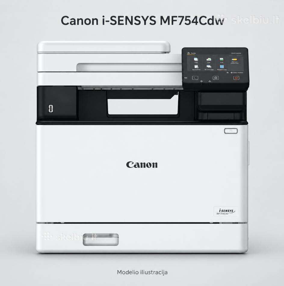 Canon Mf754cdw – spalvotas lazerinis, Wi-fi
