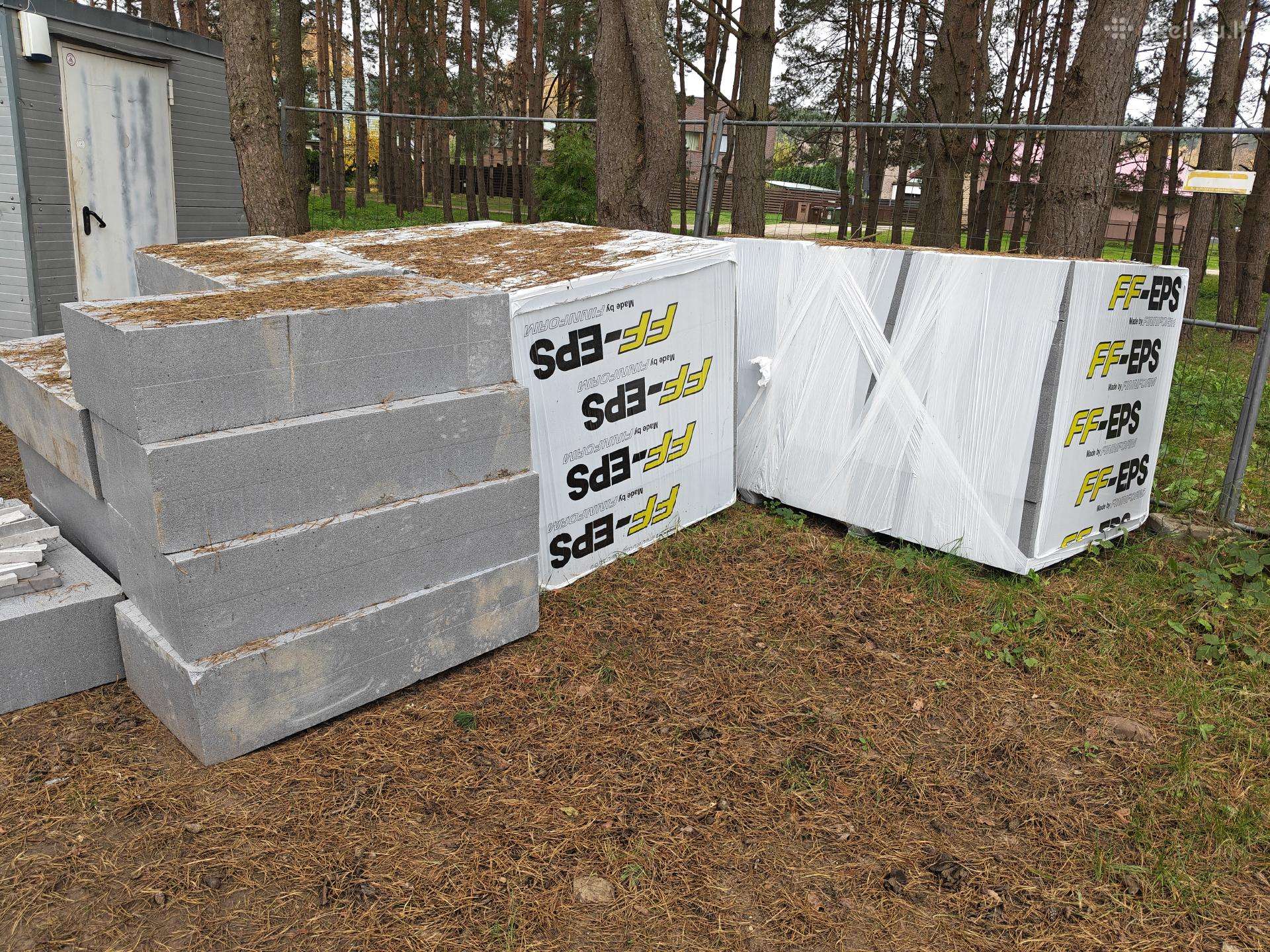 Finnfoam Eps100 nefrezuotas 1.2x0.6x0.3m