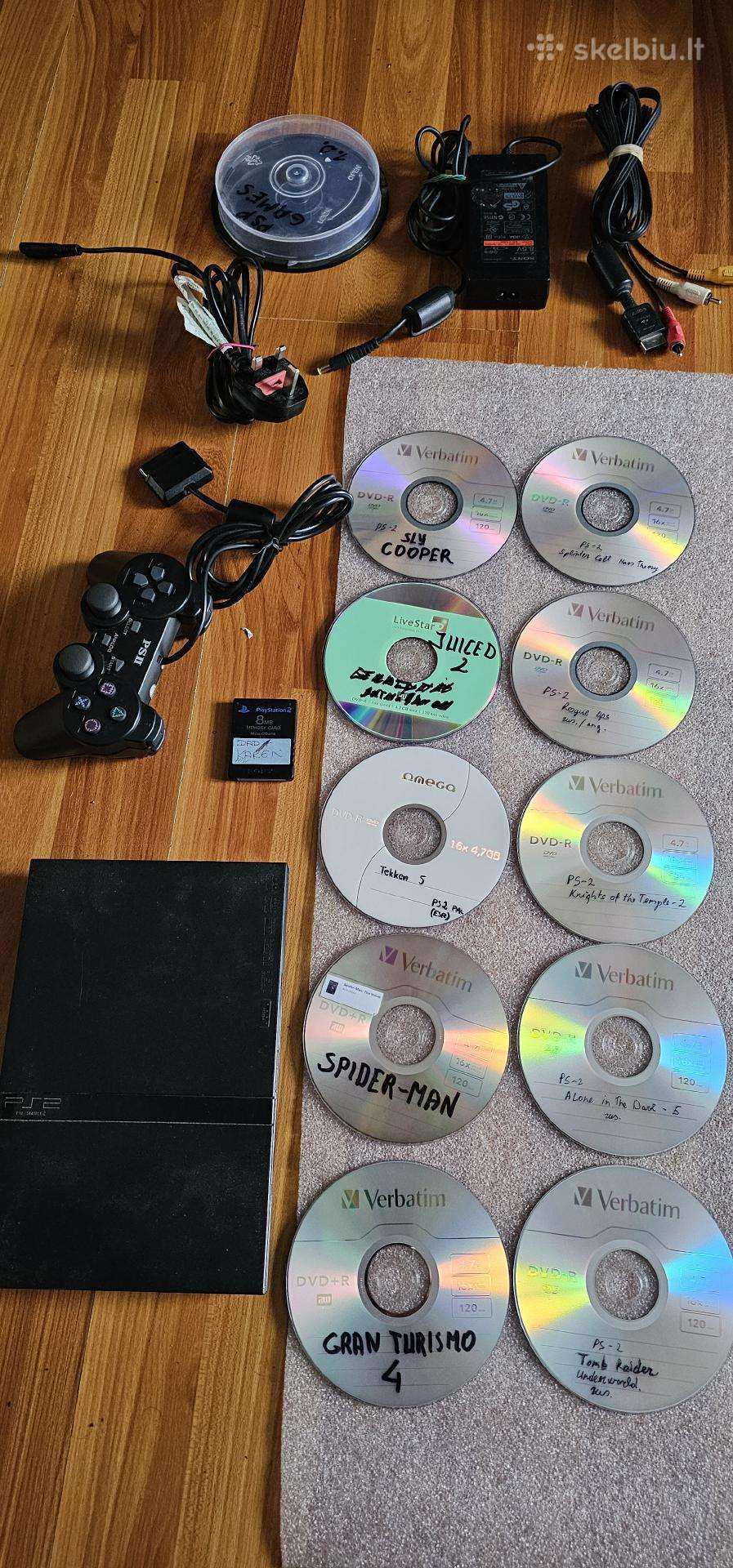 Originalus Ps2 su žaidimais