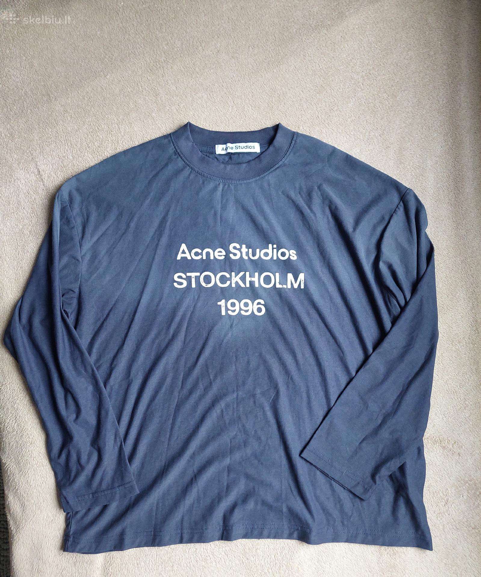 Tamsiai mėlyna Acne studios longsleeve maikė