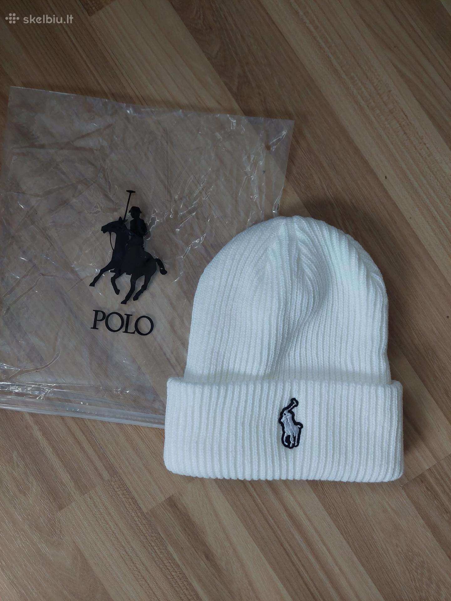 Balta Žieminė Ralph Lauren Kepurė