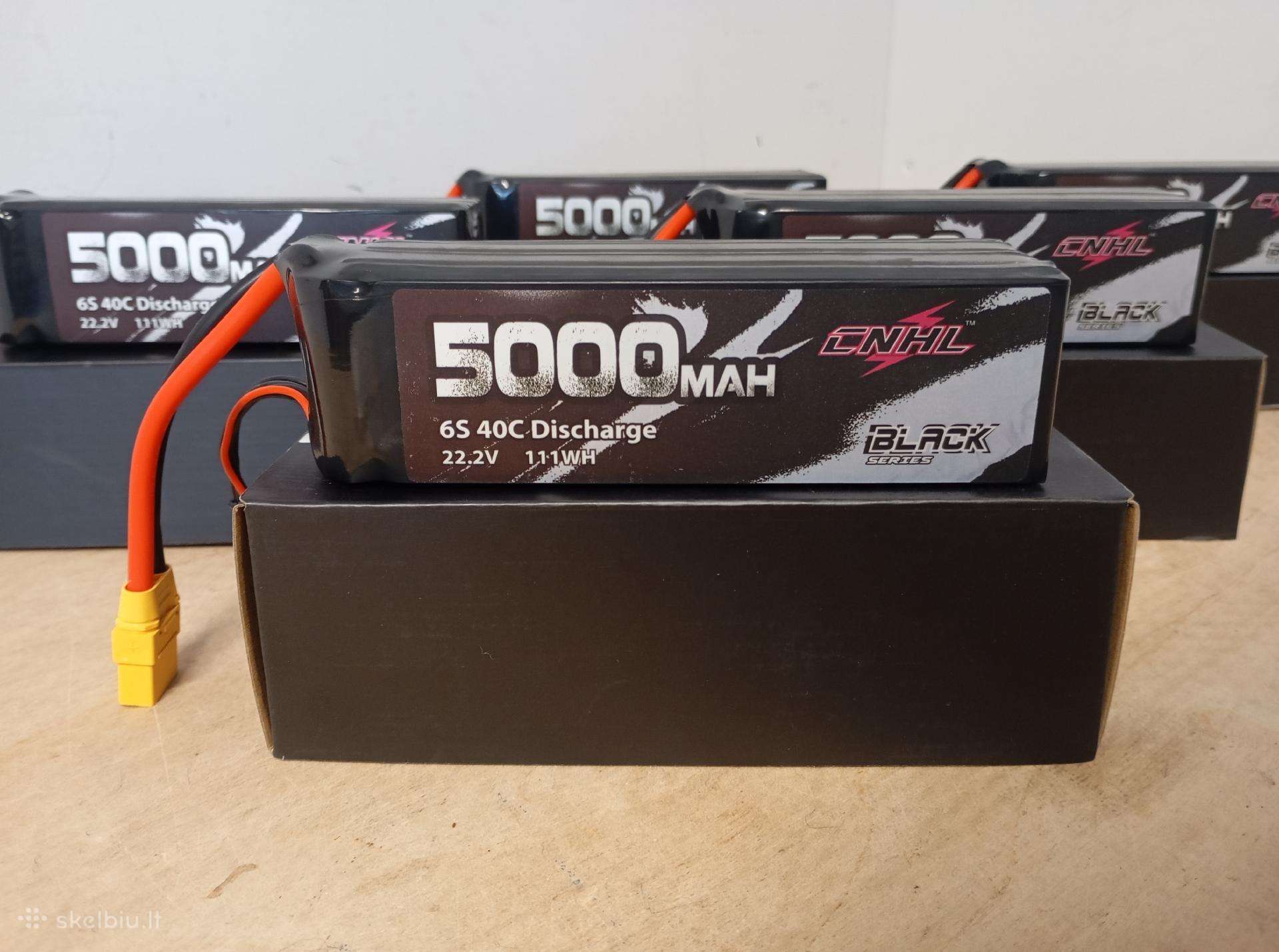 Naujos Cnhl Black Series 6s 5000mah lipo