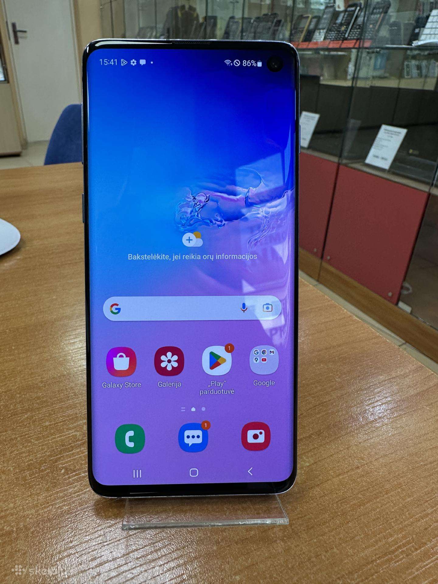 Samsung G973 Galaxy S10 128gb (naudotas)