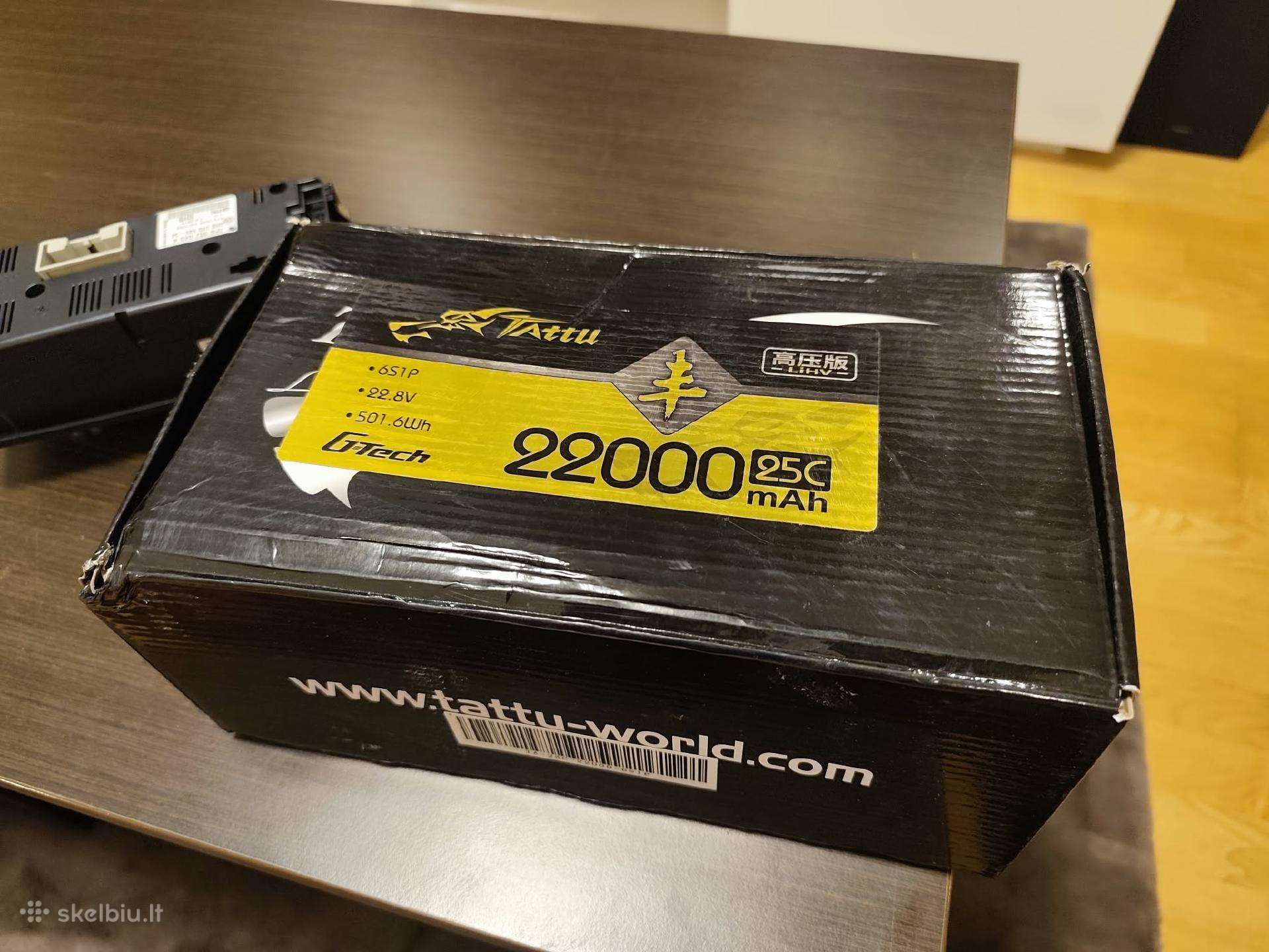 Tattu G-tech 22000 mah 6s 25c – Lipo akumas