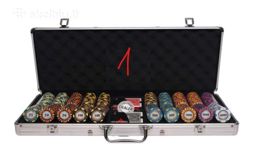Monte Carlo / Aces 500 vnt. pokerio žetonai