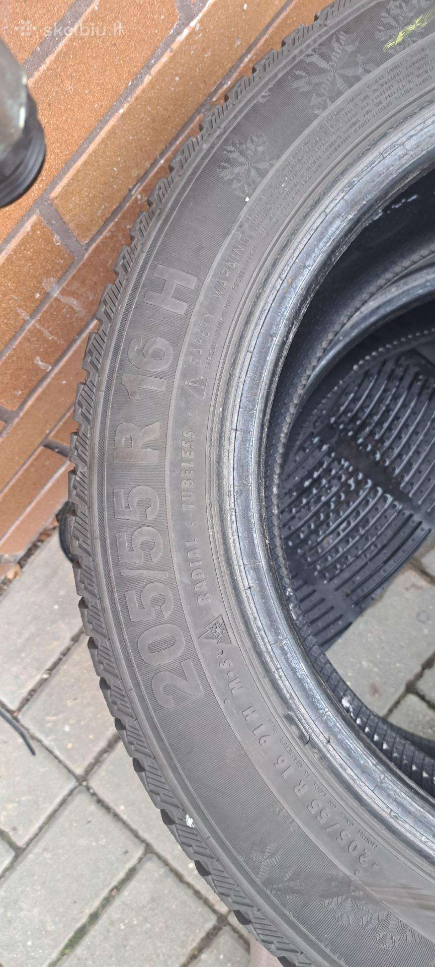 2 padangos r16/55/205