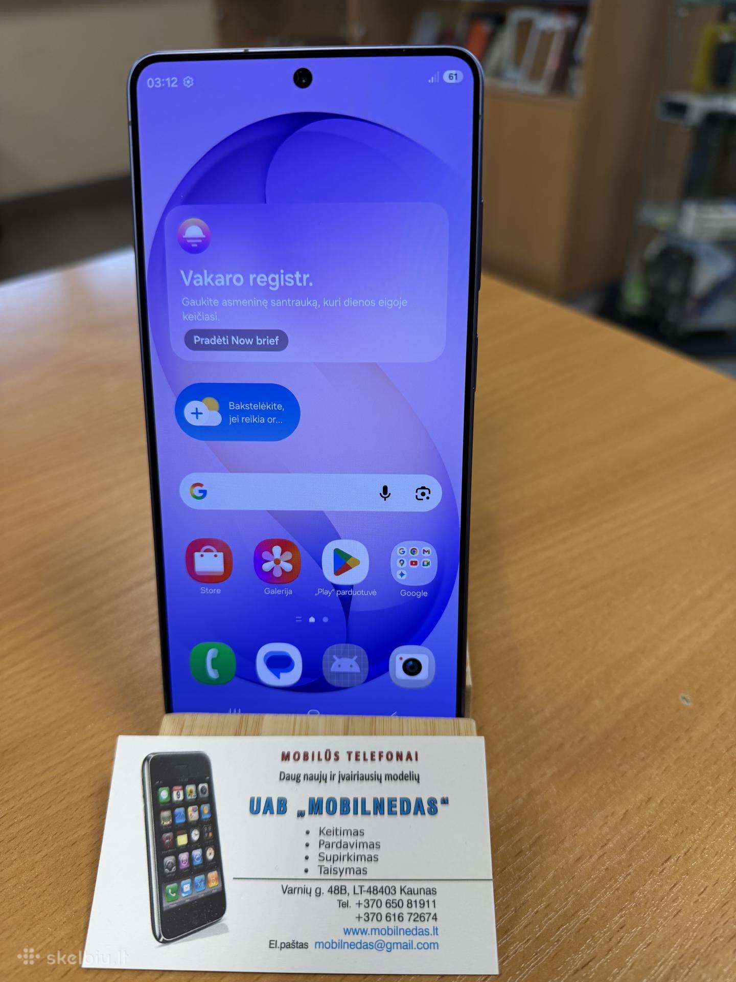 Samsung S26 Ultra 256gb Violet Kaina 750eur