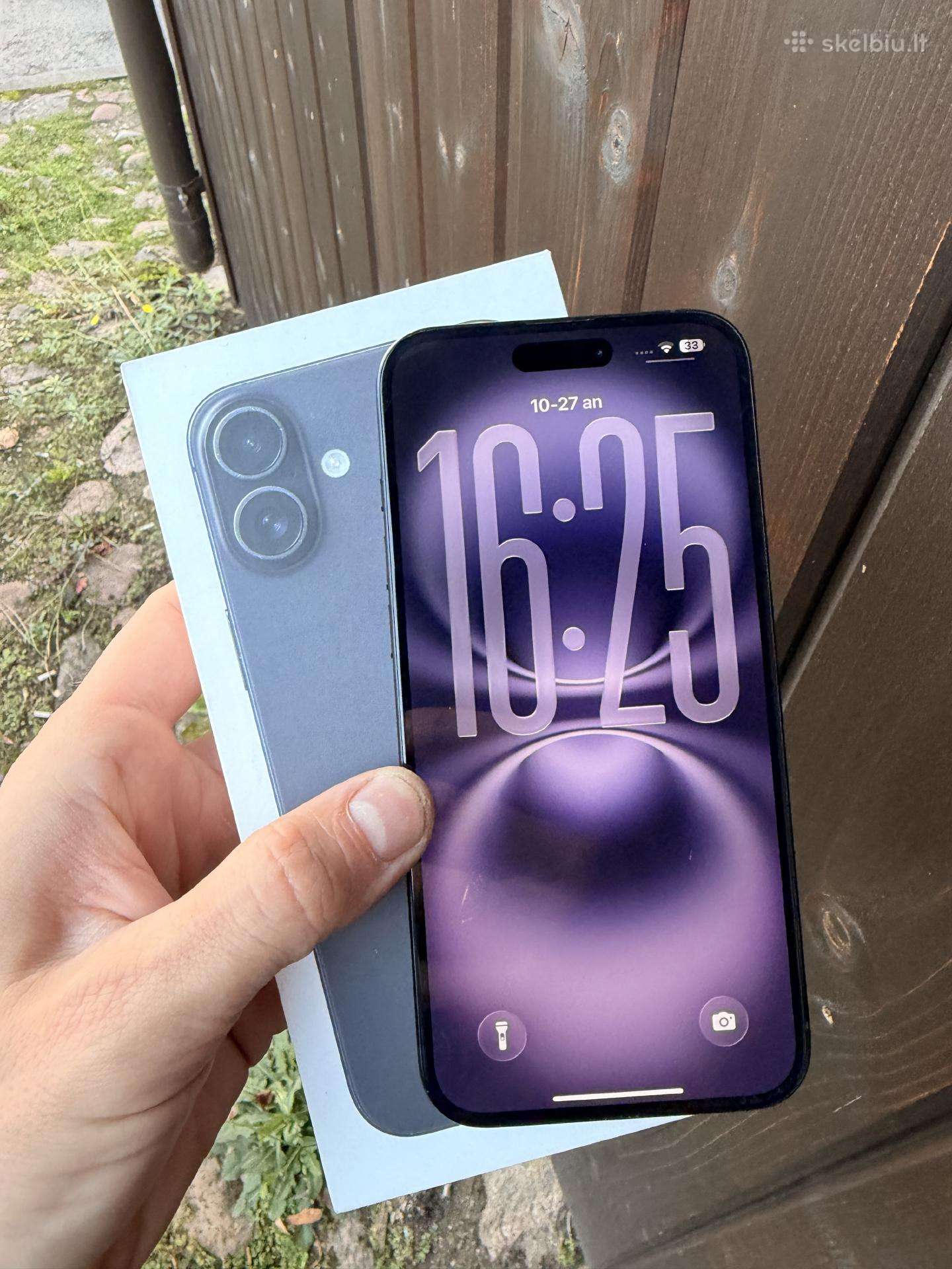 iPhone 16 Plus Praktiskai naujas 100% Baterija