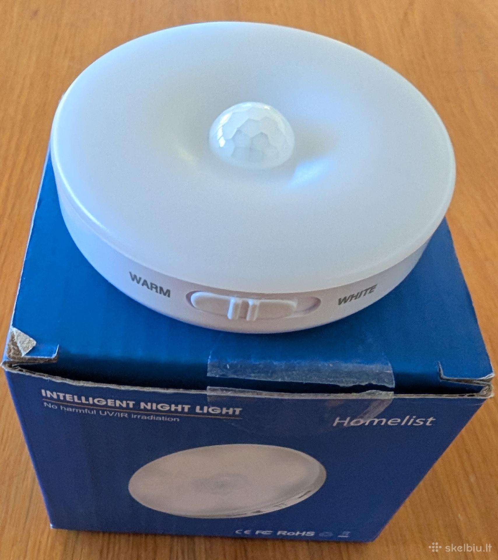 LED šviestuvai su judesio jutikliu 3 vnt. įkraunam
