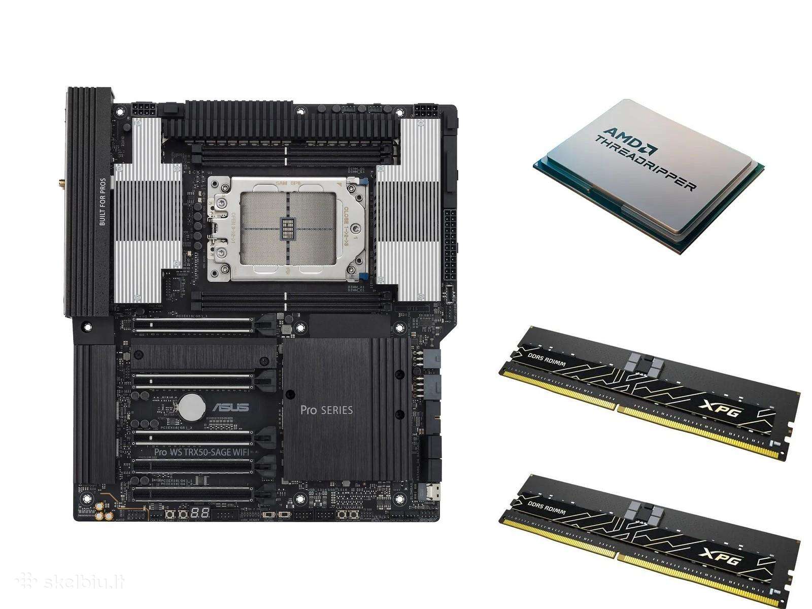Threadripper 7960x + Asus Trx50-sage + 32gb Ddr5