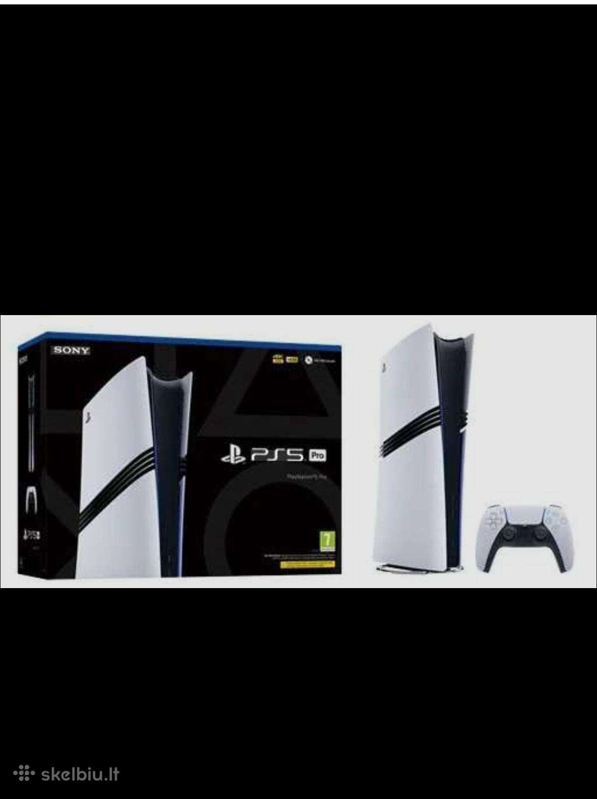 Parduodu Playstation 5 Pro 2 TB – su garantija